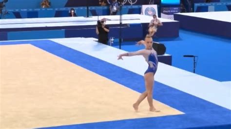 Angelina Melnikova ROC FX 1st TF Tokyo Olympic Games 2020 YouTube