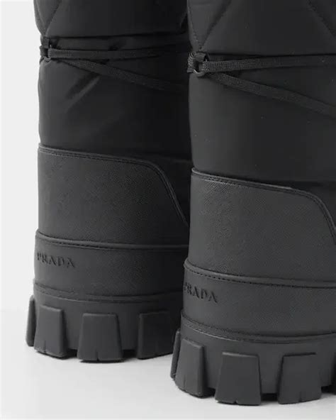 Prada s Gabardine Après Ski Boots Boast Sporty Technical Charm