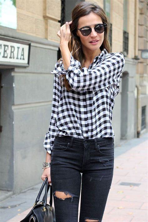 How To Style With Checkered Shirt Celebrity Fashion Outfit Trends