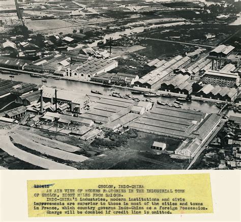 Cholon Sa Gon S Vue A Rienne Industrie Indochine Flickr