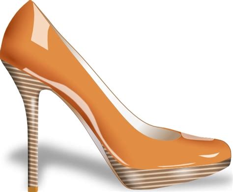 Shoe High Heel Clip Art Free Vector In Open Office Drawing Svg Svg