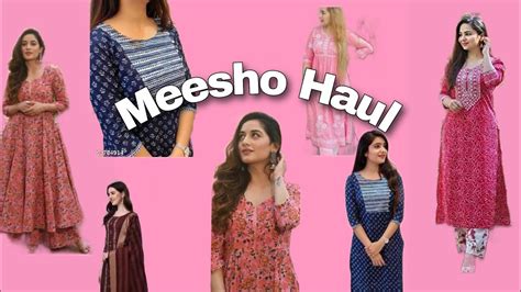 Trendy Kurta Sets Haul From Meesho Starting At Just Try On Haul