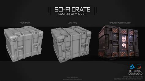 Artstation Model And Texture A Game Asset Full Process Tutorials