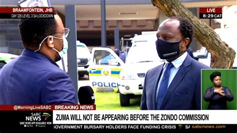 Zuma Will Not Appear Before The Zondo Commission Lawyers Youtube