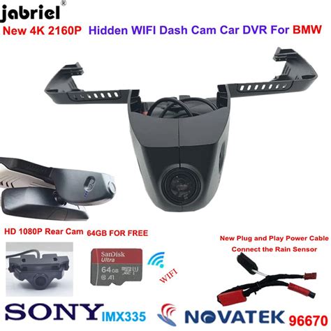 Tak ve çalıştır 2K 4K Wifi araba dvr ı Dash kamera UHD 2160P araba