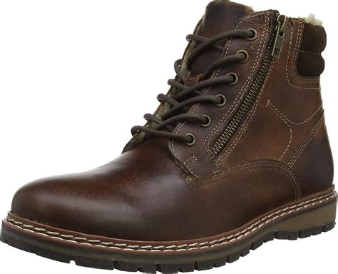 red tape mens sawston combat boots amazoncouk shoes bags