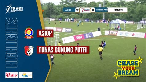 TOP YOUUTH PREMIER LEAGUE ASIOP VS TUNAS GUNUNG PUTRI YouTube