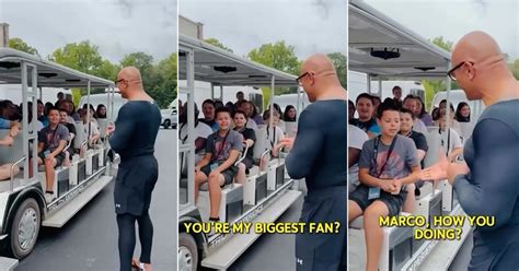 Dwayne Johnsons Unexpected Gesture Leaves A Young Fan Speechless During Disney Tour Scoop