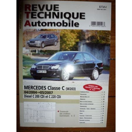 Revues Techniques Des MERCEDES BENZ