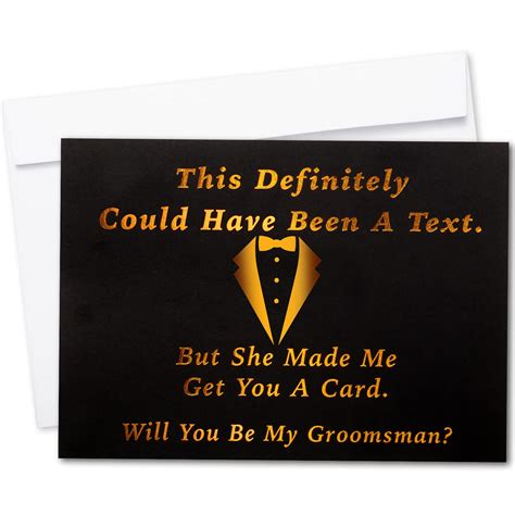 Buy Teling 8 Pieces Groomsmen Proposal Cards 7 Pieces Will You Be My