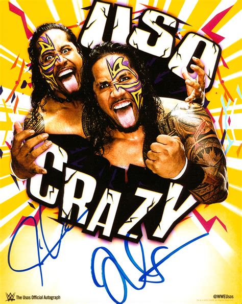 Jimmy Uso & Jey Uso dual signed 8x10 Photo – Signed By Superstars