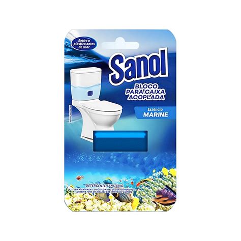 Pedra sanitária para caixa acoplada Sanol Marine 35g