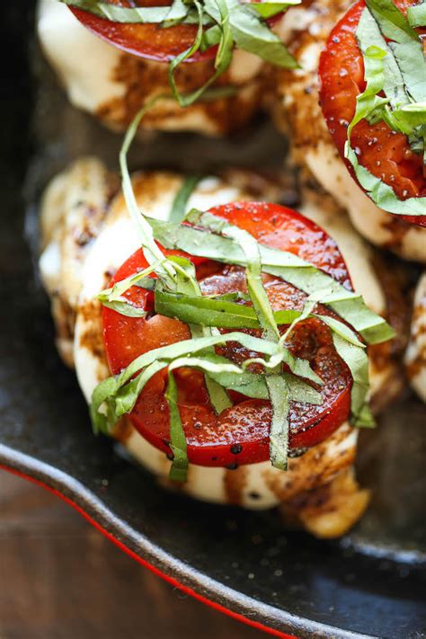 Baked Caprese Chicken Damn Delicious