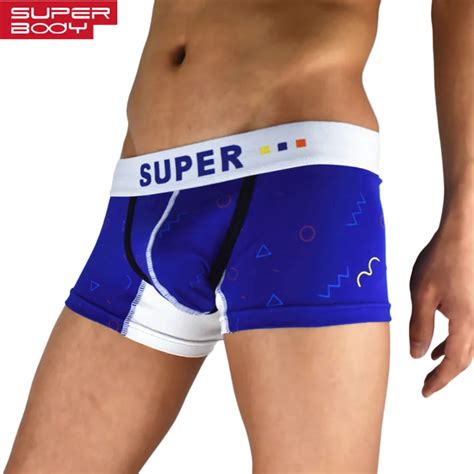 Buy Superbody Brand Mens Underwear Boxers Homewear Cueca Trunks Gay Boxer