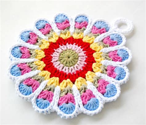 Crochet Flower Pot Holder | Skip To My Lou