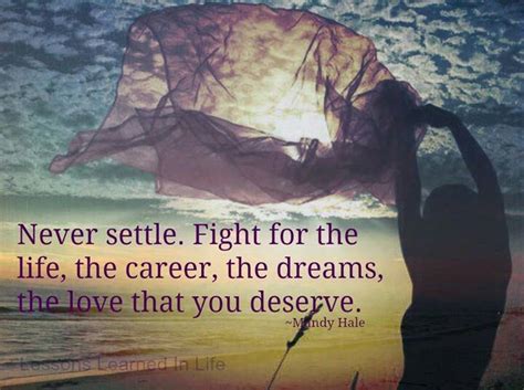 Never Settle Quotes. QuotesGram