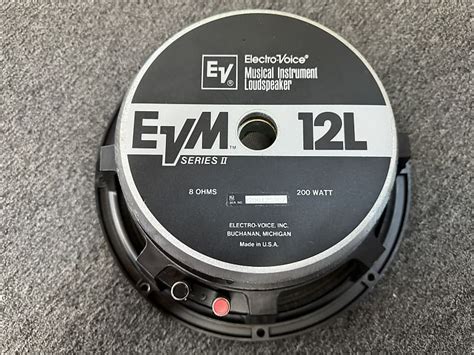 Electro Voice Evm L Speaker Ohm Ev Reverb