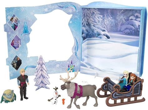 Frozen Minis Pack 6 Figuras de Cuentos Clásicos de Frozen Mattel HLX04