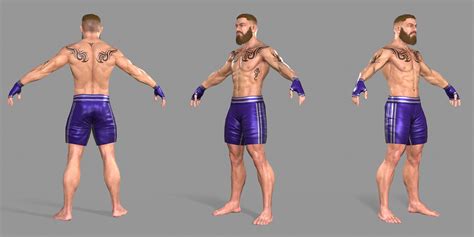 Ufc Boxer 3d Model 8 Fbx Max Free3d