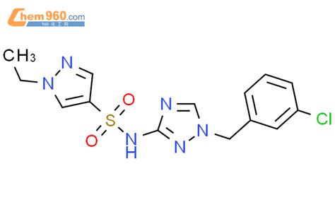 902651 65 4 1 Ethyl 1H Pyrazole 4 Sulfonic Acid 1 3 Chloro Benzyl