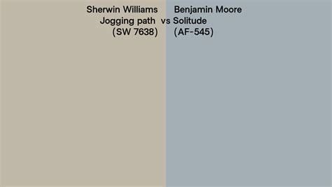 Sherwin Williams Jogging Path Sw Vs Benjamin Moore Solitude Af