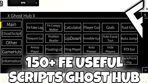 Fe Useful Scripts Ghost Hub Arceus X Delta Fluxus