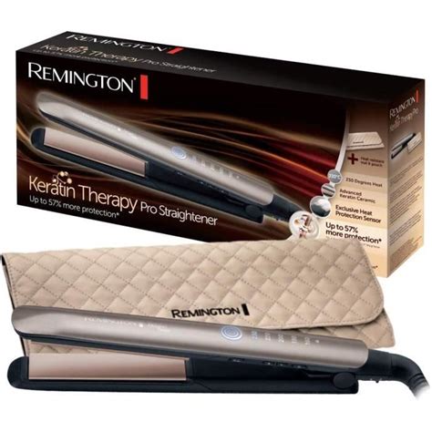 Remington S Fer Lisser Lisseur Keratin Therapy Pro Plaques