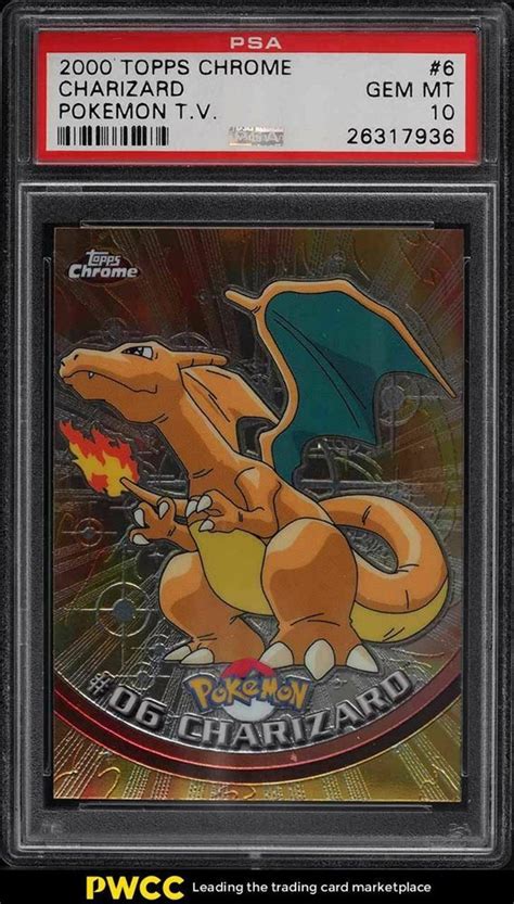 Auction Prices Realized Tcg Cards 2000 Topps Chrome Pokemon T V Charizard