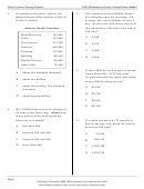 Th Grade Math Eog Practice Test Nc