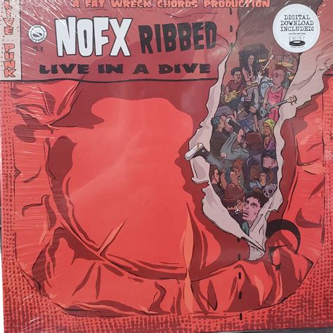 Nofx Ribbed Live In A Dive Lp Used Vals Halla Records