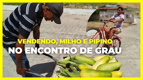 No encontro de grau teve até venda de Pipino e Milho grau de bike Japi