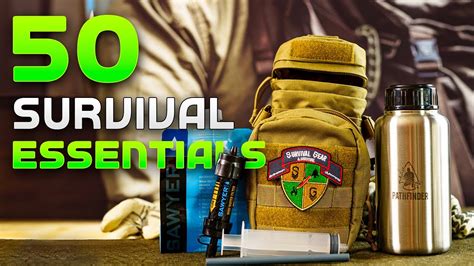 50 Survival Essentials For Your Next Adventure Youtube