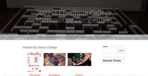 2022 IEEE Union College Micromouse Competition Muse Union College