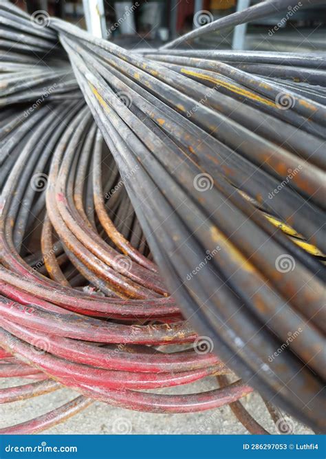 Reinforced Steel so that the Building is Strong Stock Image - Image of