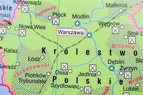 POLSKA POWSTANIA NARODOWE MAPA ŚCIENNA