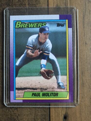 Topps Paul Molitor Milwaukee Brewers Legend Card Baseball Hof