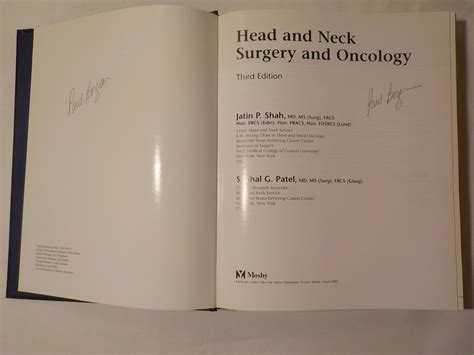 Head And Neck Surgery And Oncology 2003 Third Edition Jatin Shah