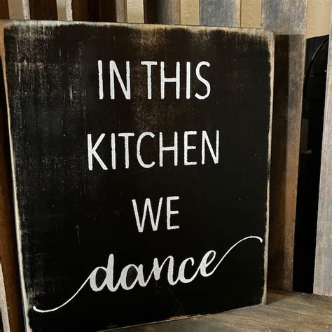 This Kitchen Is For Dancing Sign Etsy