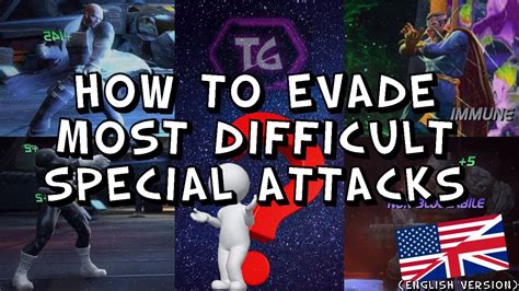 How To Evade The Most Difficult Special Attacks English Version Marvel Contest Of Champions