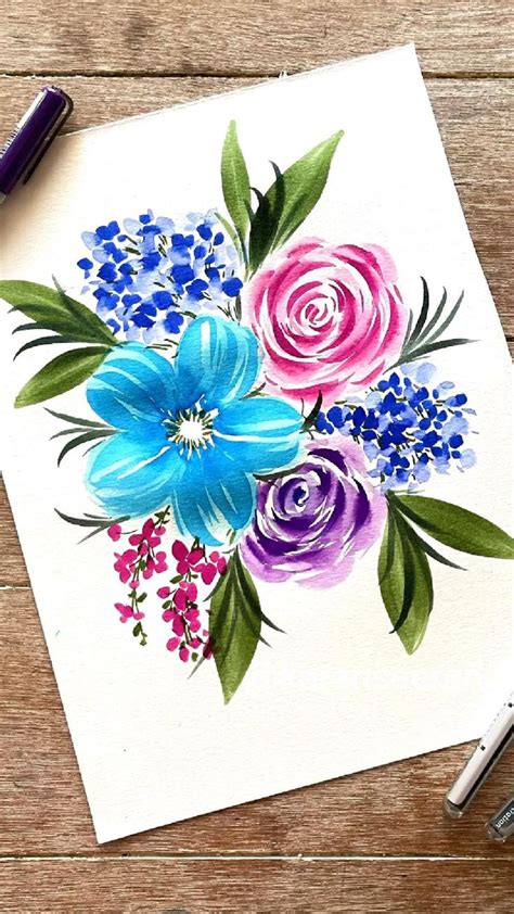 Watercolor flower | watercolor tutorial | watercolor flower ...