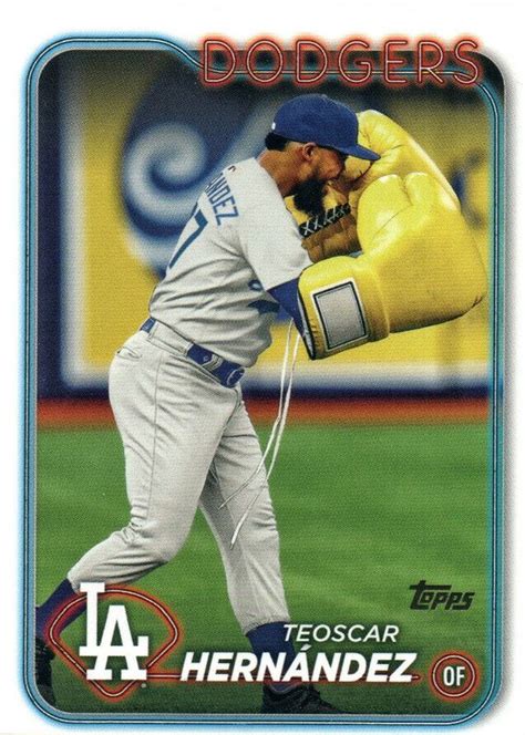 Teoscar Hernandez Topps Golden Mirror Image Variation Ssp