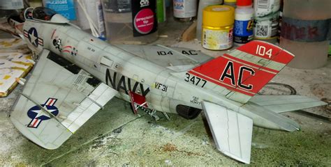 Project Completed 1 48 Hobbyboss Us Navy F3h 2 Demon Hobby Boss