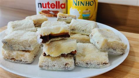 Palha Italiana De Leite Ninho Nutella Fa A E Venda Youtube