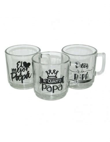 Jarro Mug Apilable Vidrio Flint Ml Dia Del Padre