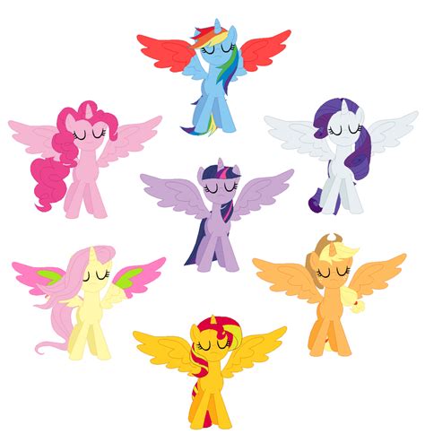 Alicorn Mane 7 by awesome992 on DeviantArt