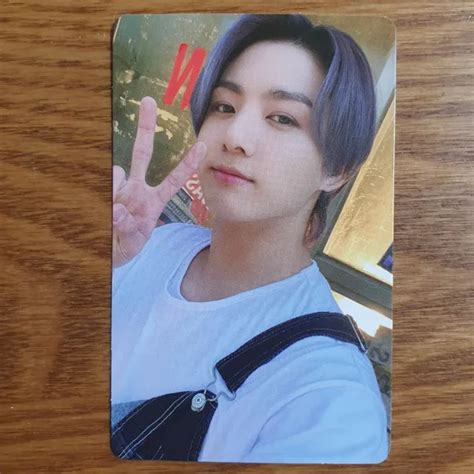 Jungkook Official Photocard Bts Butter Weverse Pre Order Benefit