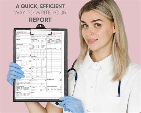 Nursing Report Sheet Med Surg Nurse Report Sheet Nursing Etsy Canada