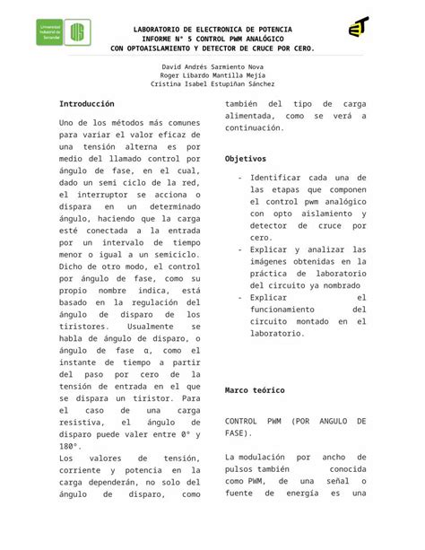 DOCX Informe 5 Electronica De Potencia DOKUMEN TIPS