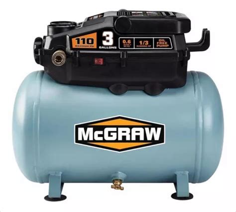 Compresor De Aire 3 Gal 110psi 1 3hp Salchicha Mcgraw En Venta En