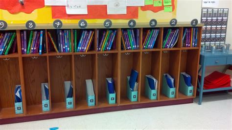 This is one way to do student cubbies in the classroom. This cubby ...